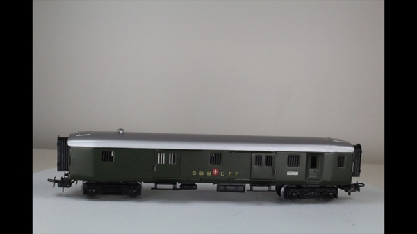 Märklin 4017 Postwagen Blech analog