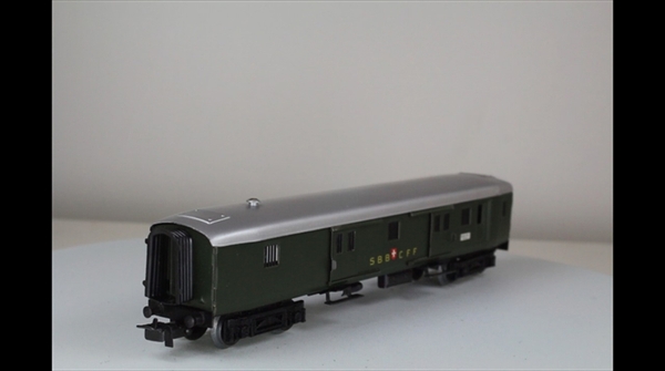 Märklin 4017 Postwagen Blech analog