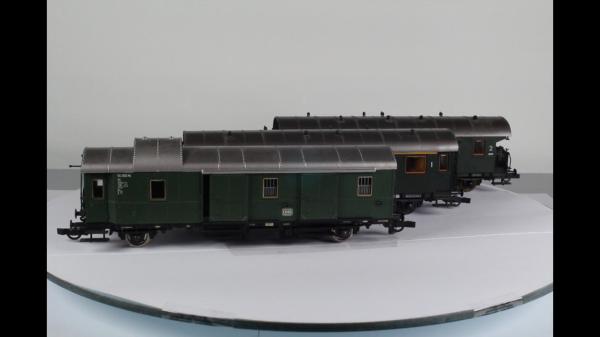 Roco 44222-1-3  Wagen Set 3 tlg.DC 44222/4412/4201 DB