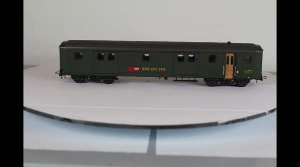 Roco 44333 Postwagen SBB m.Beleuchtung AC