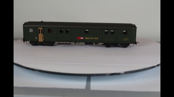 Roco 44333 Postwagen SBB m.Beleuchtung AC