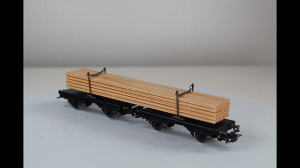 Märklin 4512 Langholzwagen mit Ladung AC