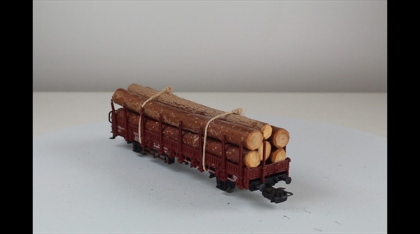 Märklin 4694-2 Rungenwagen mit Holzladung