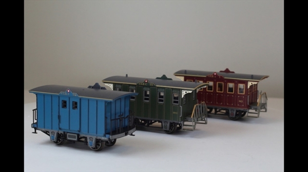 Märklin 50000-1 3 Wagen zu Historischem Zug Adler AC