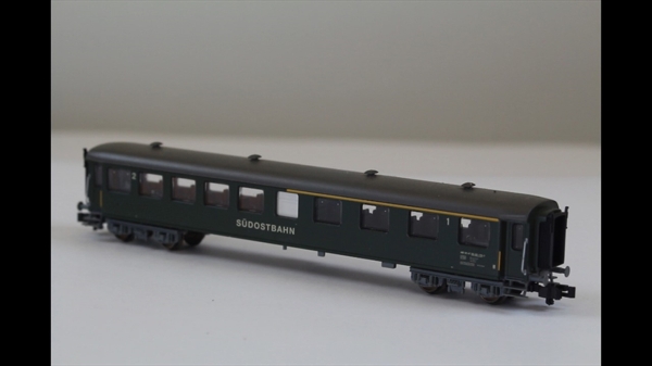 Fleischmann 8136 Personenwagen Südostbahn 2/1KL. N