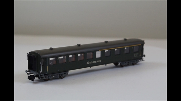 Fleischmann 8136 Personenwagen Südostbahn 2/1KL. N