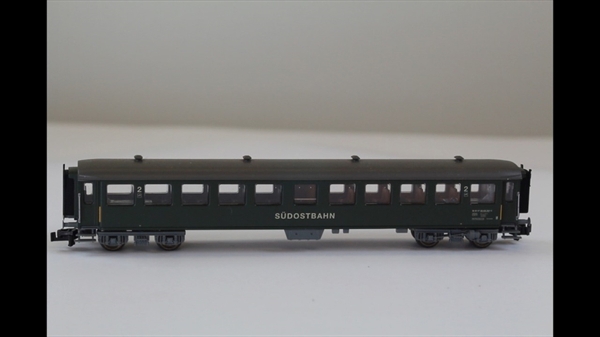 Fleischmann 8137 Personenwagen Südostbahn 2Kl. N