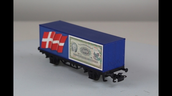 Märklin 84573 Beh.tragw. EUROPA 1993 "Dänemark"