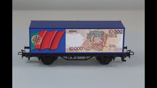 Märklin 84576 Beh.tragw. EUROPA 1993 "Portugal"
