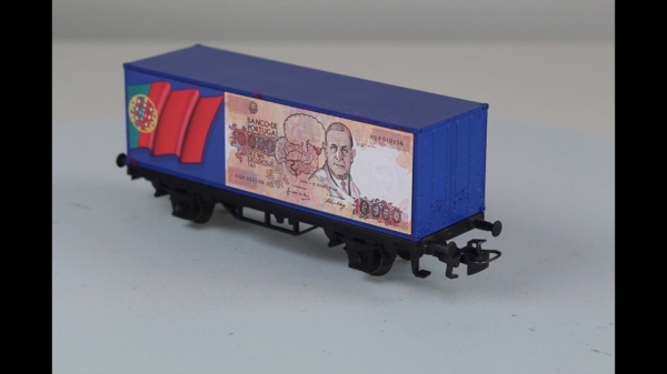 Märklin 84576 Beh.tragw. EUROPA 1993 "Portugal"
