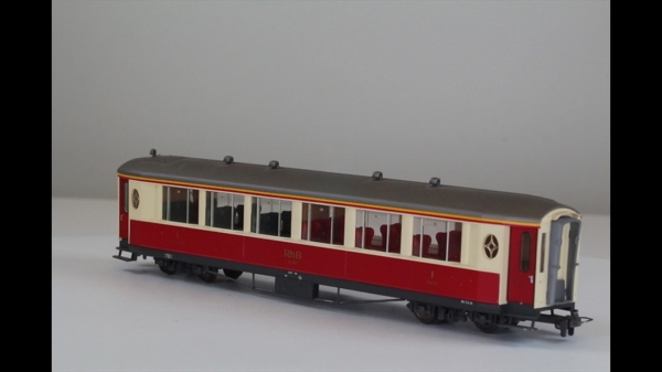 Bemo A-1143 Salonwagen 1 Klasse rot/ beige