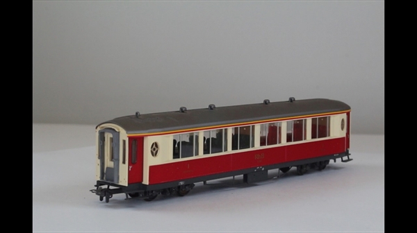 Bemo A-1143 Salonwagen 1 Klasse rot/ beige