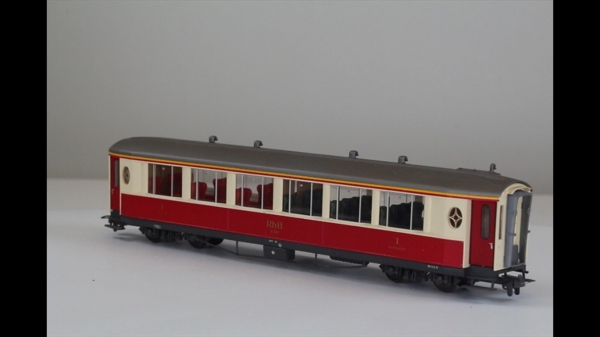 Bemo A-1143 Salonwagen 1 Klasse rot/ beige