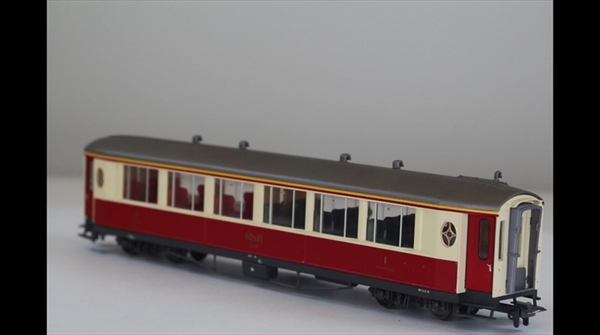 Bemo A-1144 Salonwagen 1 Klasse rot/ beige