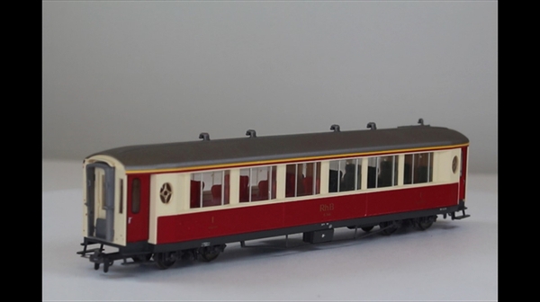 Bemo A-1144 Salonwagen 1 Klasse rot/ beige