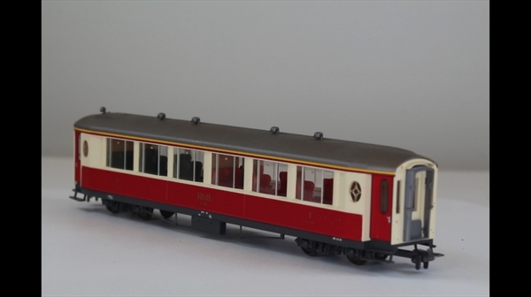 Bemo A-1144 Salonwagen 1 Klasse rot/ beige