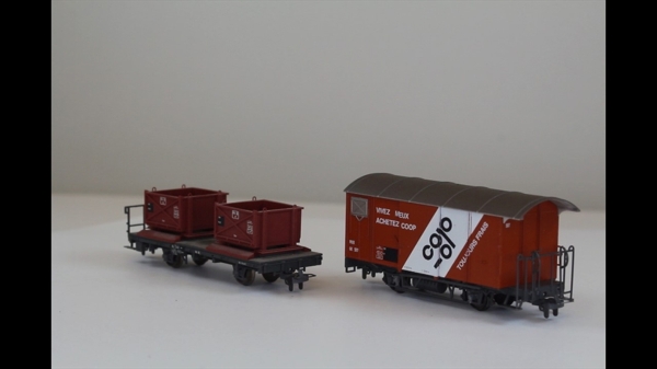 BemoGK507-2 zwei Güterwagen RHB