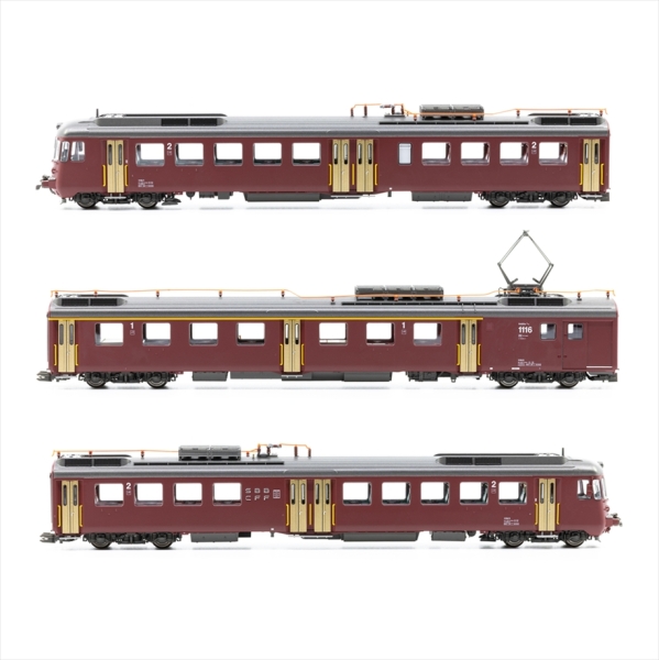 Piko 97259 Mirage mit grauem Dach 3tlg.-Set rot ACS