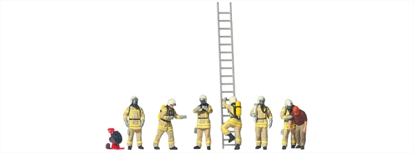 10774 Preiser Feuerwehrleute in moderner Ei