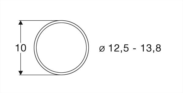 Roco 40066 Haftringsatz  12,5 bis 13,8mm 