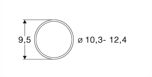 Roco 40074 Haftrings.10Stk. 10,3 bis 12,4