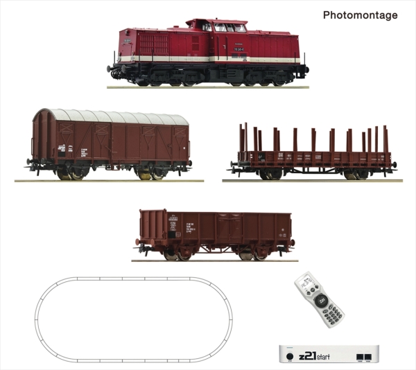 Roco 5110009 z21 Set BR 110 + Güterzug DR