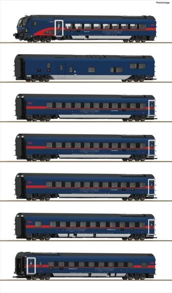 Roco 5510004 7er Set Nightjet OEBB DCC