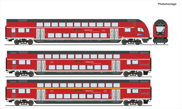 Roco 6210144 3er Set Dosto DB-AG DCC