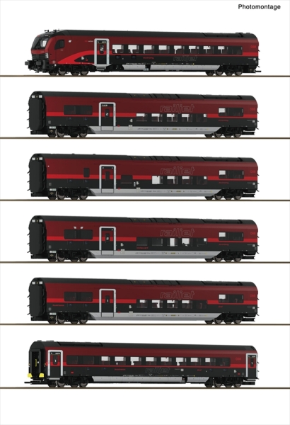 Roco 6210178 6-tlg. Set 1: Railjet der neuen Generation