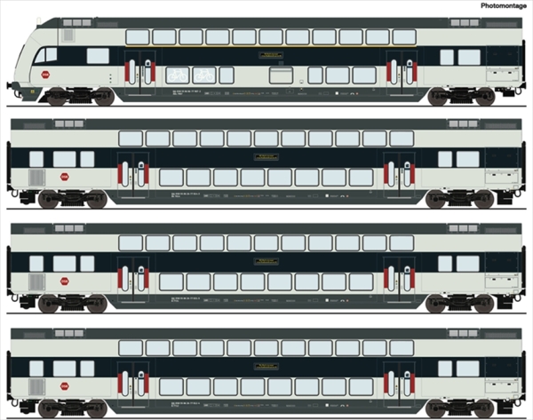 Roco 6220147 4er Set Dosto DSB AC