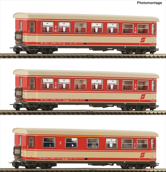 Roco 6240004 3er Set Personenwag. OEBB