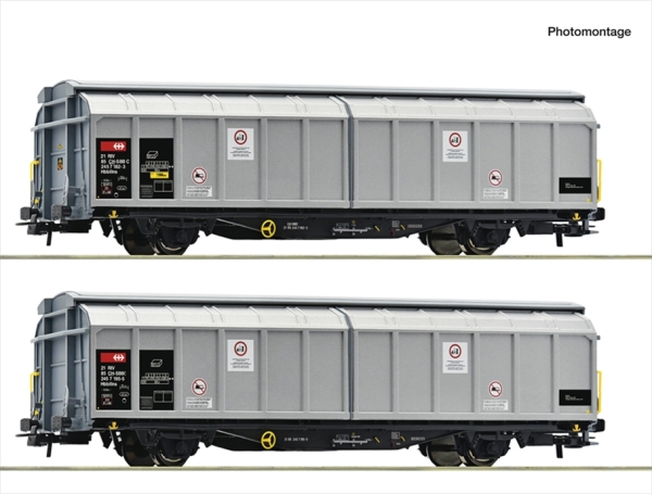 Roco 6600110 2er Set Schiebewandwag. SBB