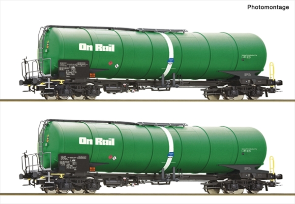 Roco 6600147 2er Set Kesselwag. OnRail