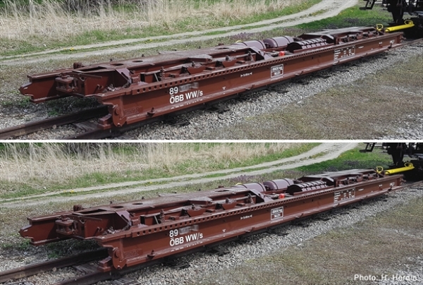 Roco 6640005 2-tlg. Set: Rollwagen