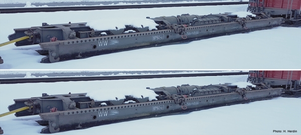 Roco 6640007 2-tlg. Set: Schmalspur-Rollwagen