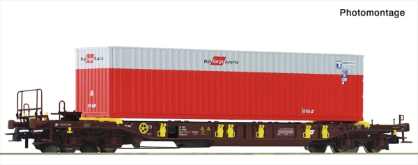 Roco 67598 Taschenwg. T3 ÖBB+RCA Container