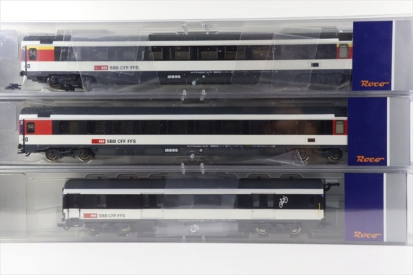 Roco 74082  3er Set EC+Packw. SBB         