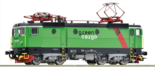 Roco 7510007 E-Lok Rc4 Green Cargo Snd.
