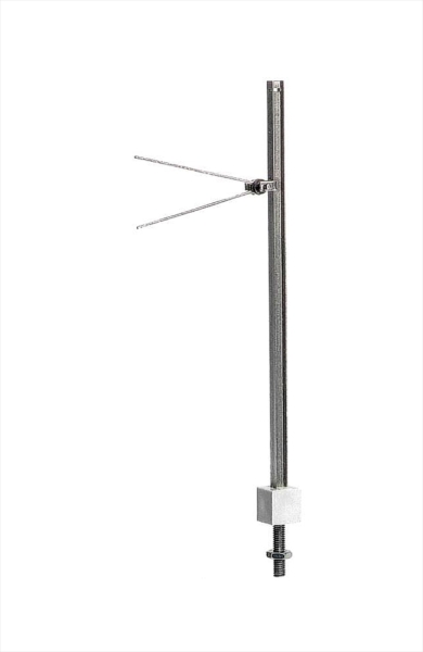 Sommerfeldt 382 H0m  Abzugmast ohne Ausleger Neusilber