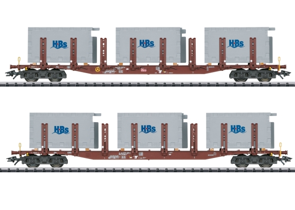 Trix 24141  Rungenwagen-Set Badsysteme DB