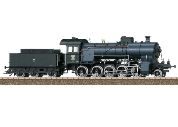 Trix 25254 Dampflokomotive mit Schlepptender Serie C 5/6 Elefant