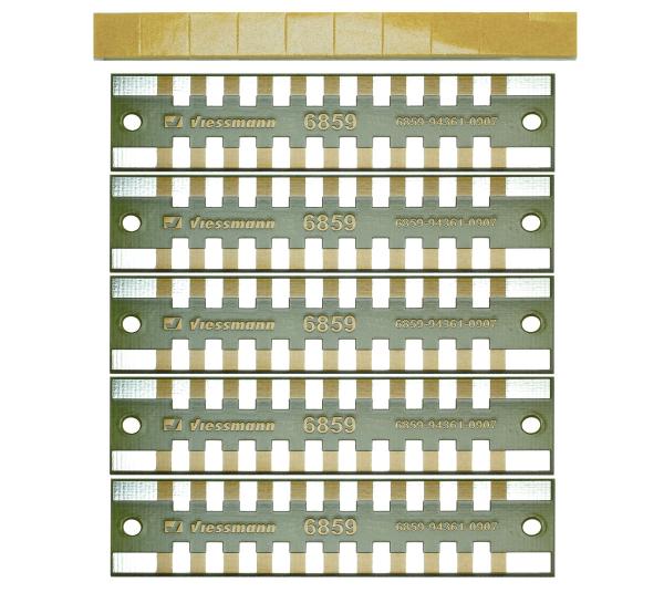 Viessmann 6859  Loetverteilerleisten 2pol.,5x