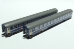 Kato K23010  2 SBB RIC Schlafwagen blau altes Logo Ep.IV